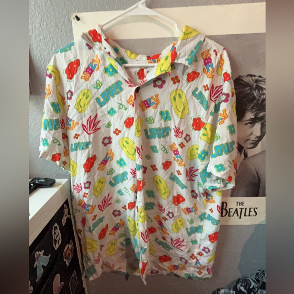 hazy button down from pacsun